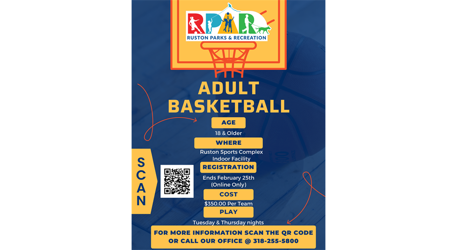 Adult Basketball, Register Now!