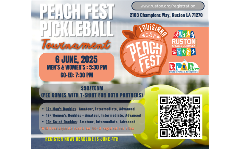 Peach Fest Pickleball Tournament