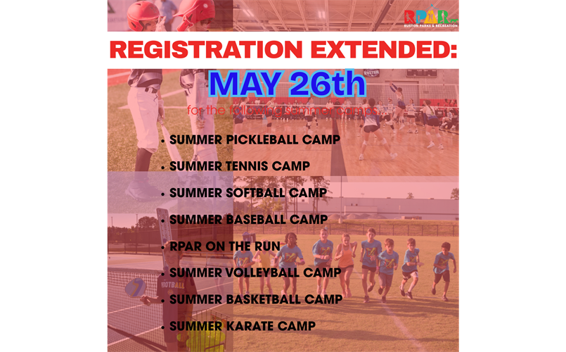 Last Call for these 8 camps!