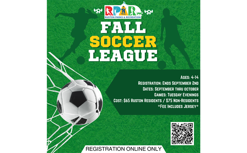 Fall Youth Soccer Registration is Here!