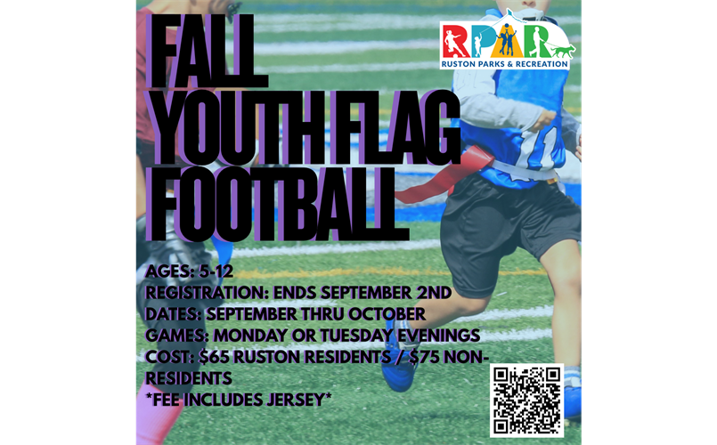 Fall Youth Flag Football Registration is Here!	