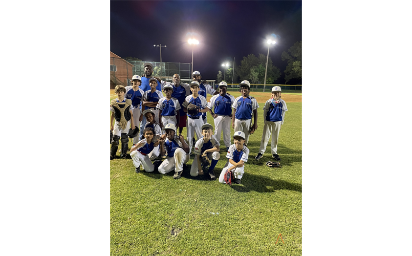 Undefeated Regular Season Minors Baseball Team