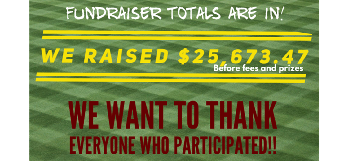 Fundraiser Totals are In!
