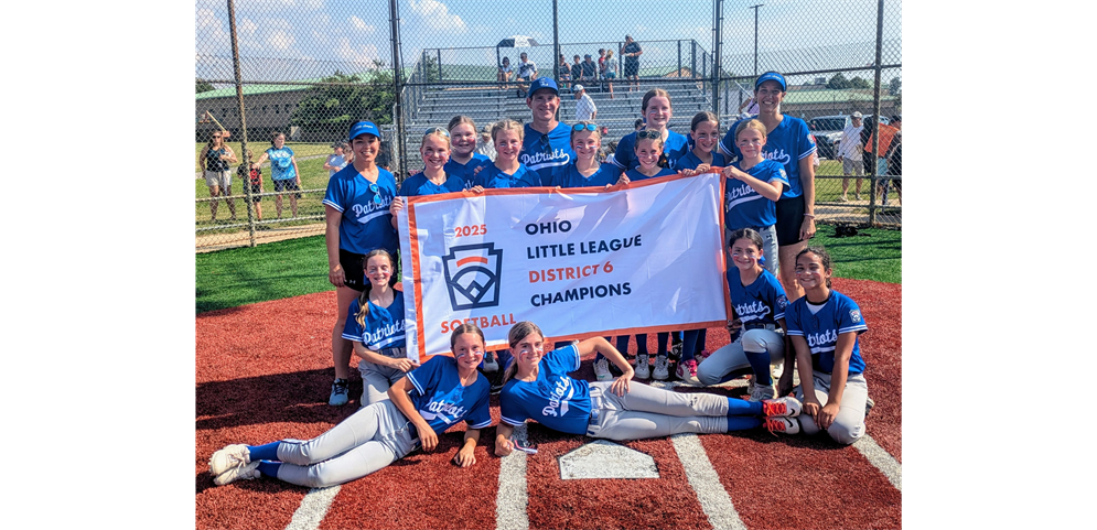 2025 12U Softball All Stars - District Champions
