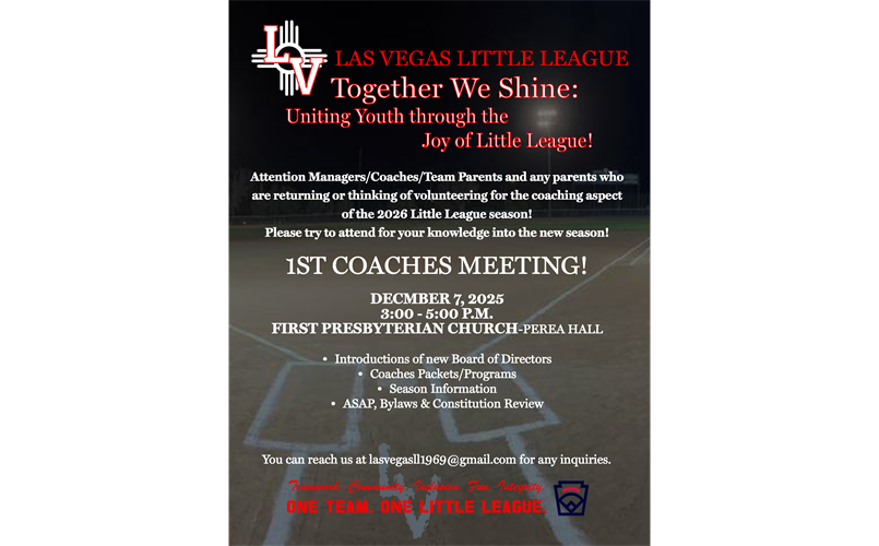 LVLL Coaches Meeting