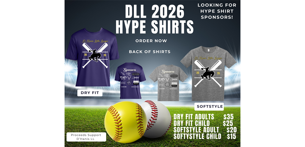 Hype Shirts Available for Pre-Order