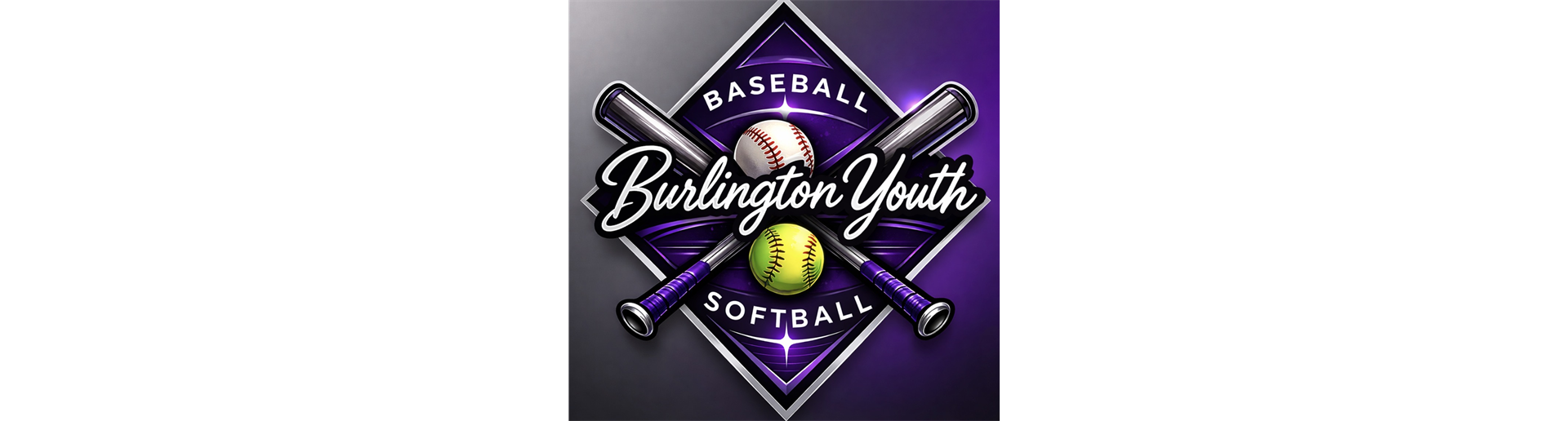 Burlington Youth Baseball and Softball Logo 2026