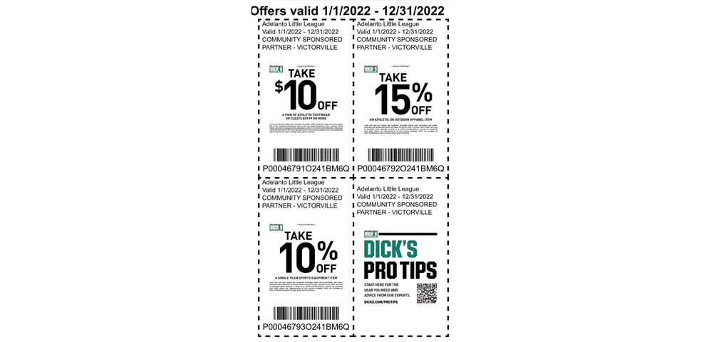 SAVE with Dicks Coupons
