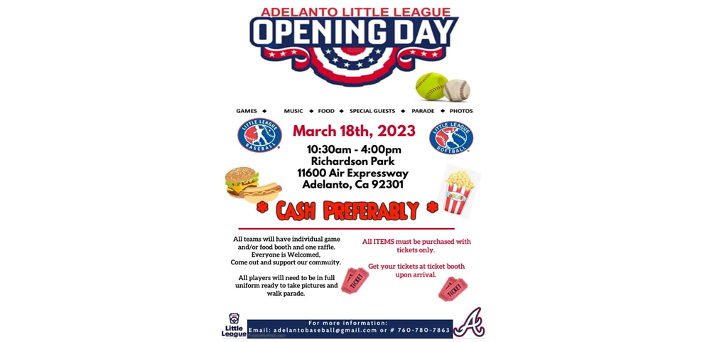 OPENING DAY SPRING 2023