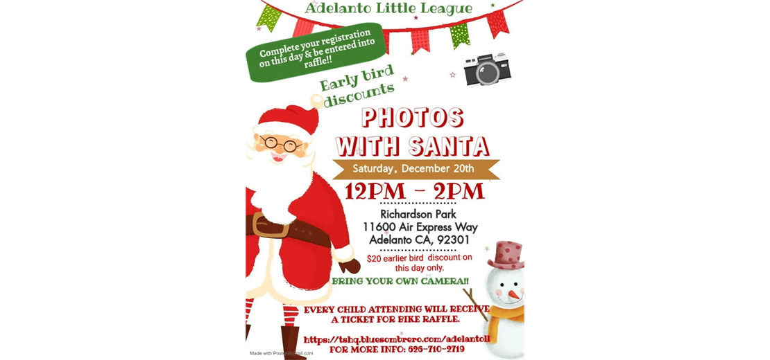 EARLY BIRD PICS WITH SANTA