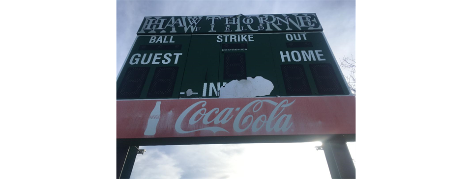Hawthorne Field Scoreboard