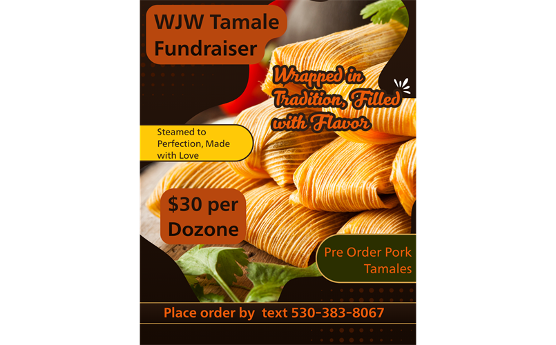 Woodland Jr Wolves Tamale Fundraiser