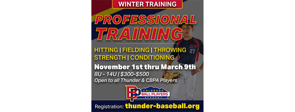 CBPA/TBL additional winter training