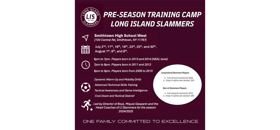 Pre Season Training Camp